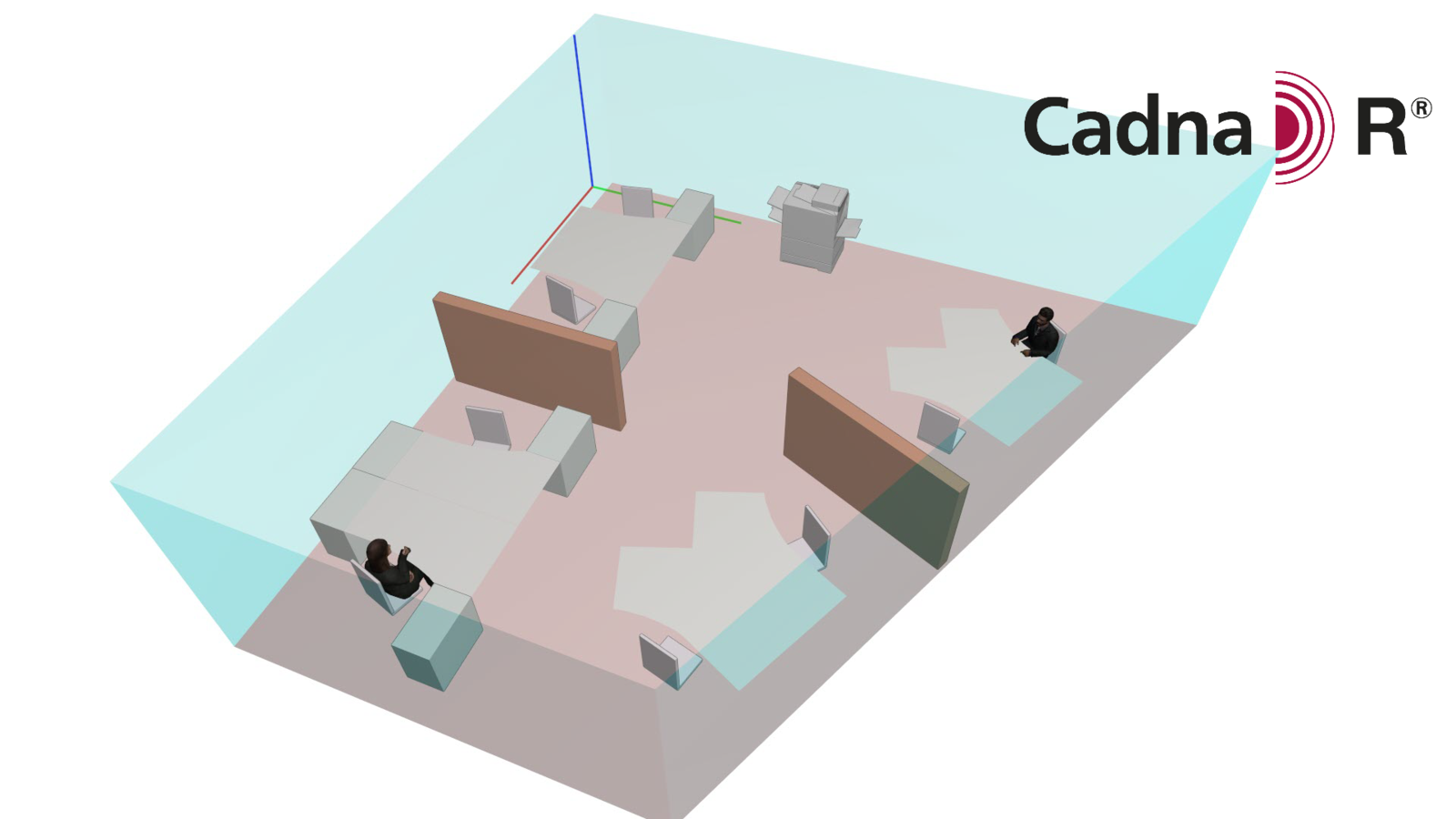 CadnaR interoperability – sound propagation inside the receiving room